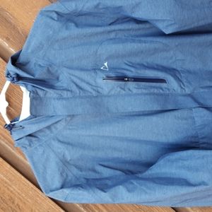 NWOT Paradox Men's  Blue Waterproof Rain Jacket